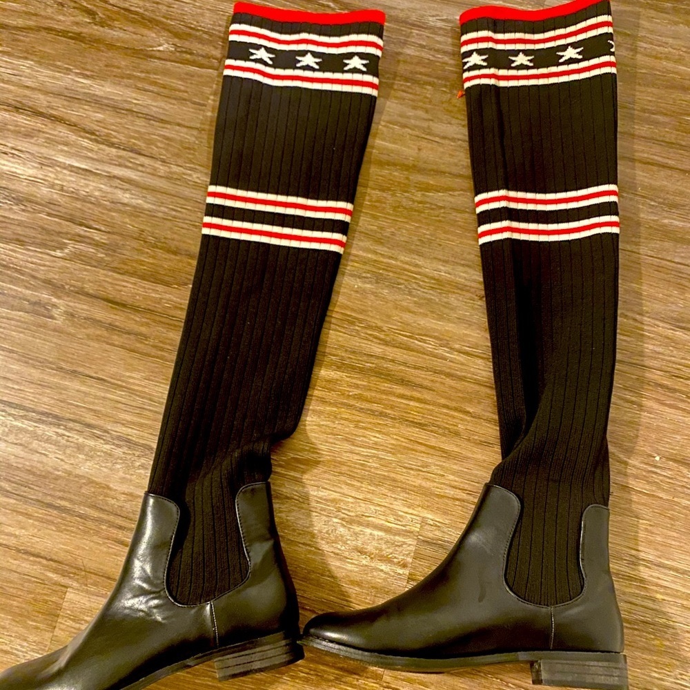 Cape Robbin Metis-1 Stars and Stripes Ribbed boots